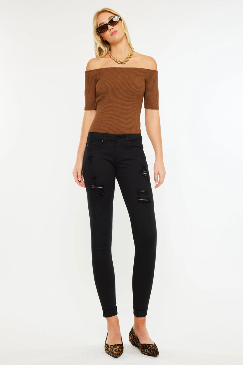 June Low Rise Ankle Skinny Jeans