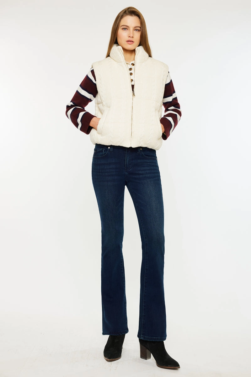 Juniper Mid Rise Baby Bootcut Jeans