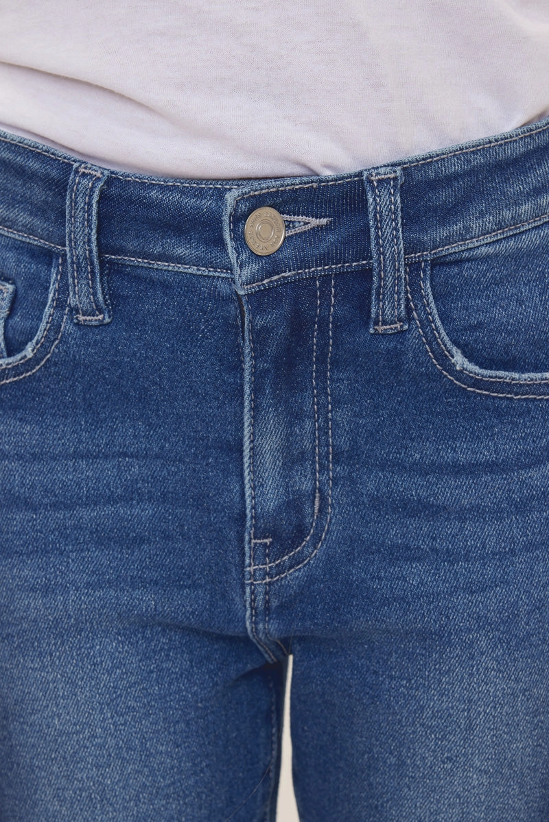 Junnie High Rise Ankle Skinny Kid Jeans