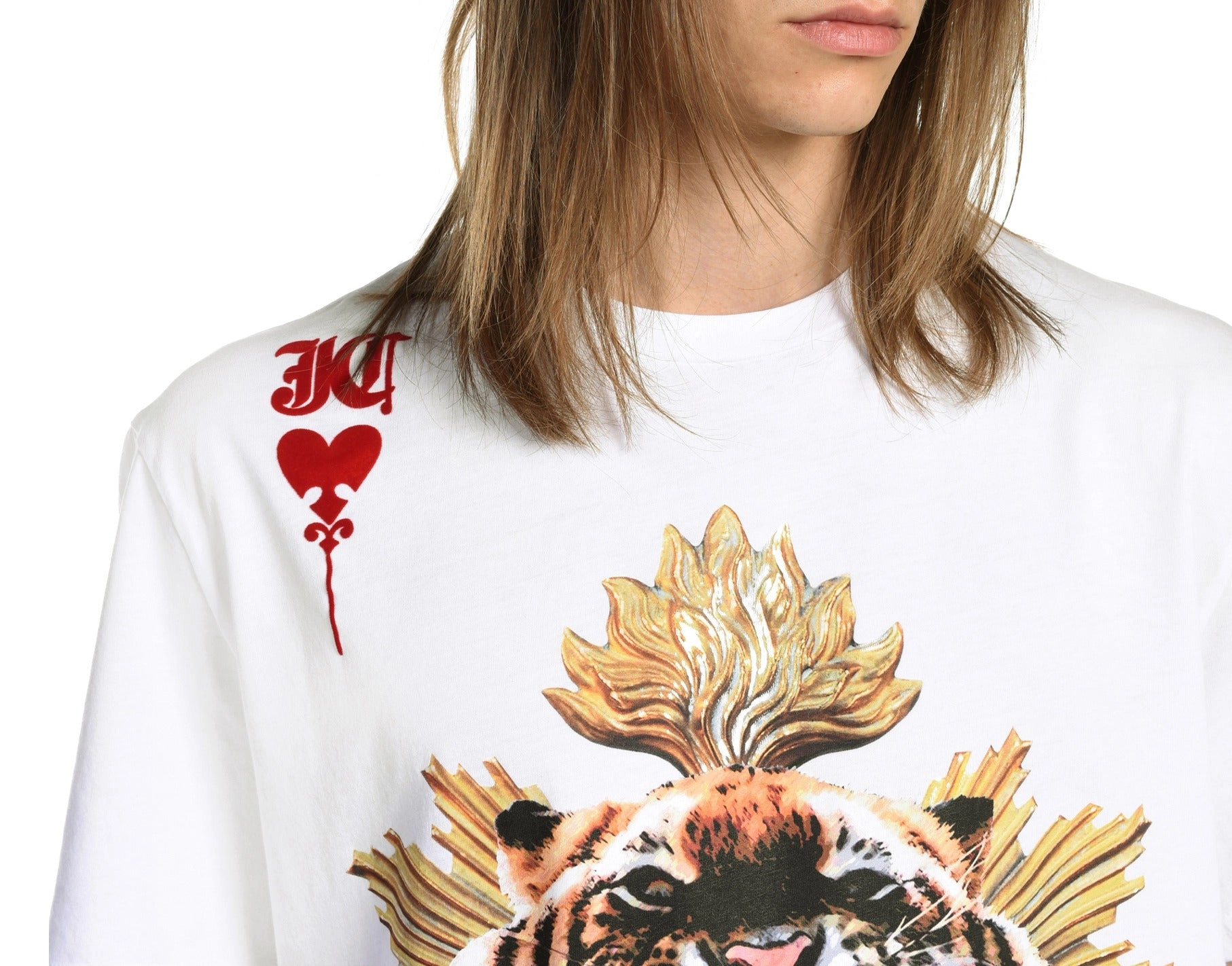 Just Cavalli Tiger Print Short-Sleeved T-Shirt