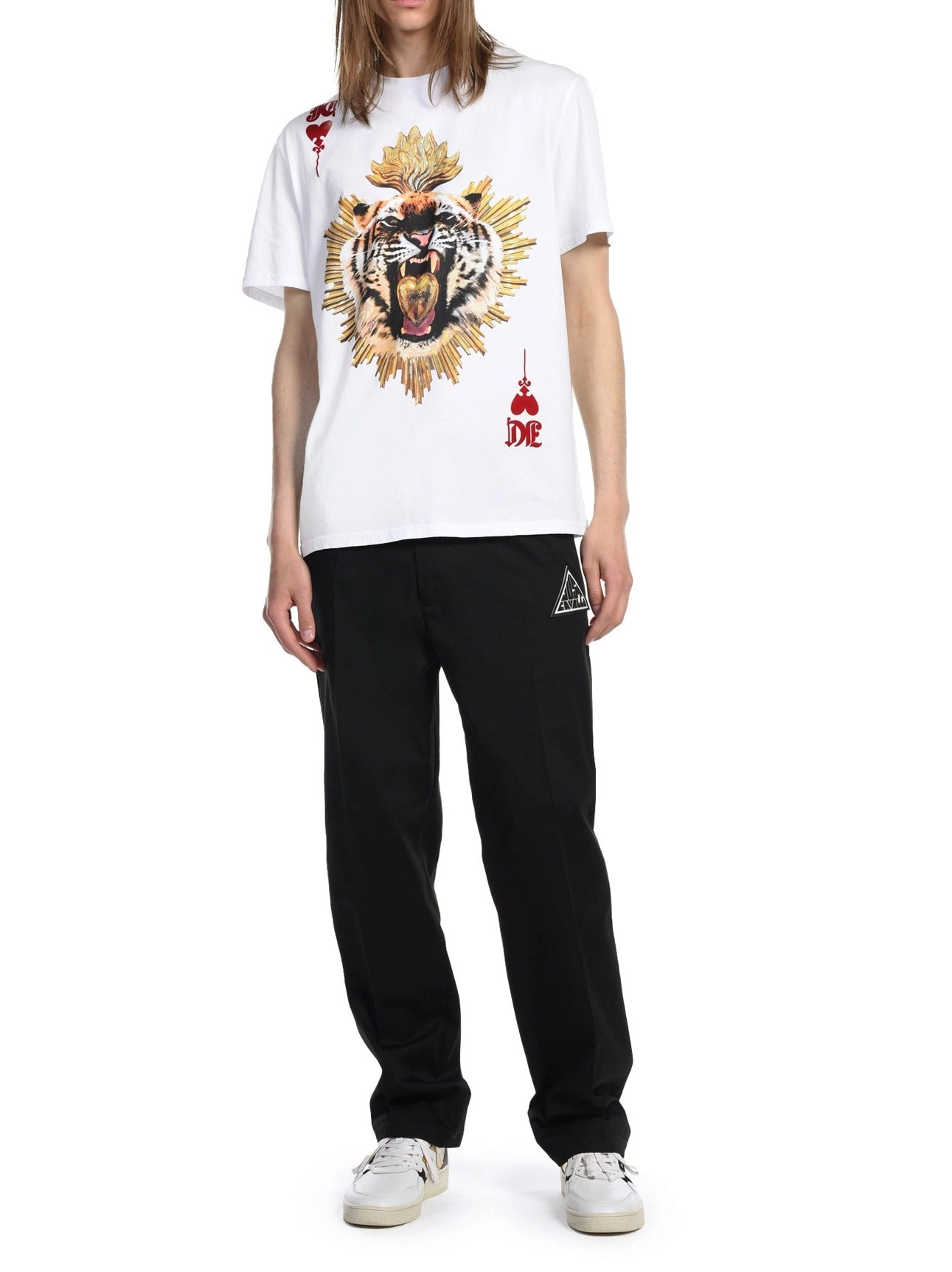 Just Cavalli Tiger Print Short-Sleeved T-Shirt
