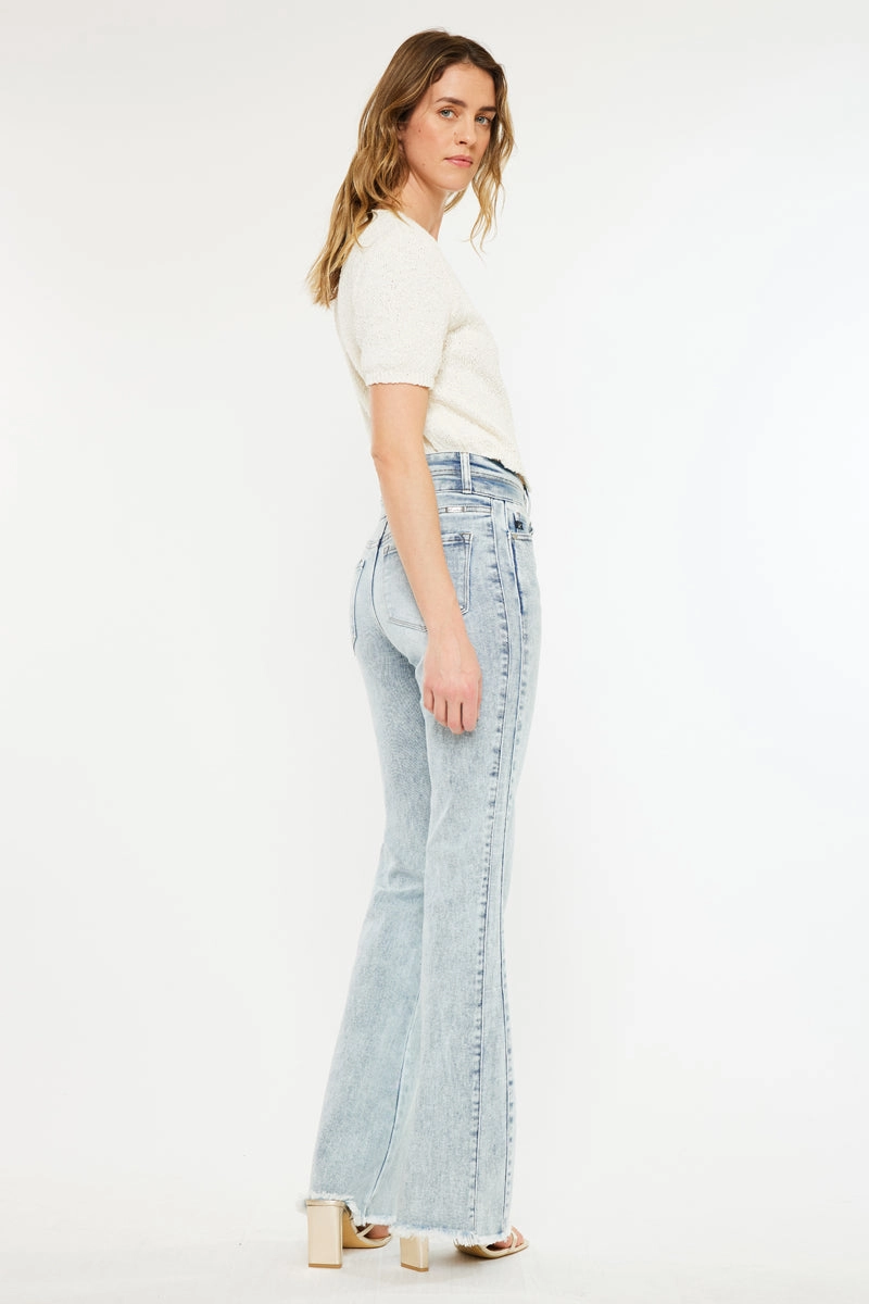 Kara High Rise Flare Jeans