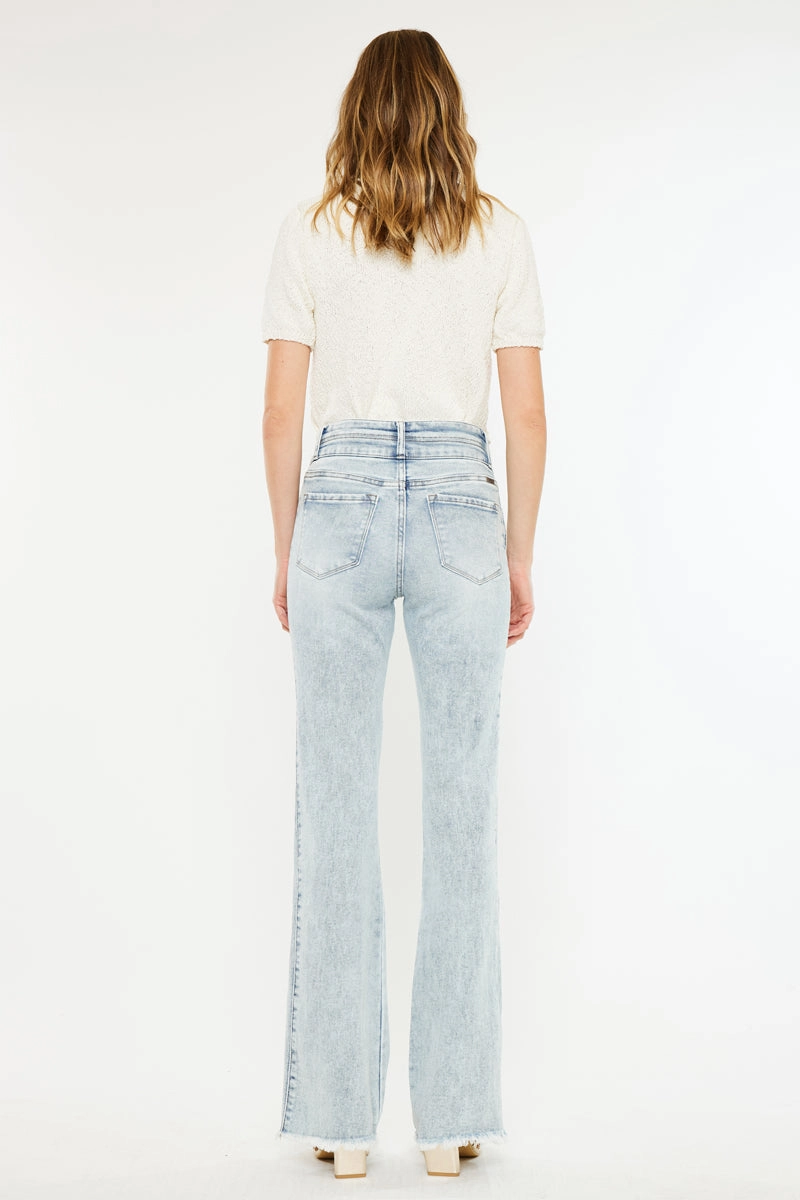 Kara High Rise Flare Jeans