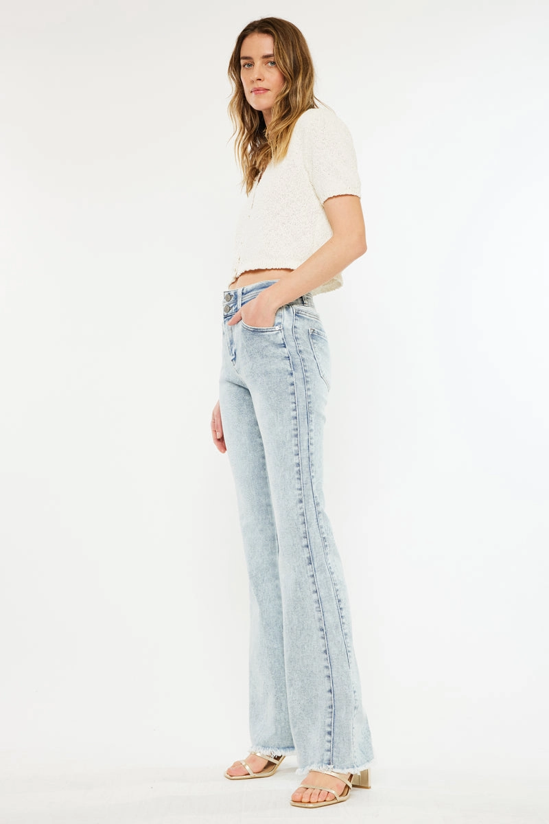 Kara High Rise Flare Jeans