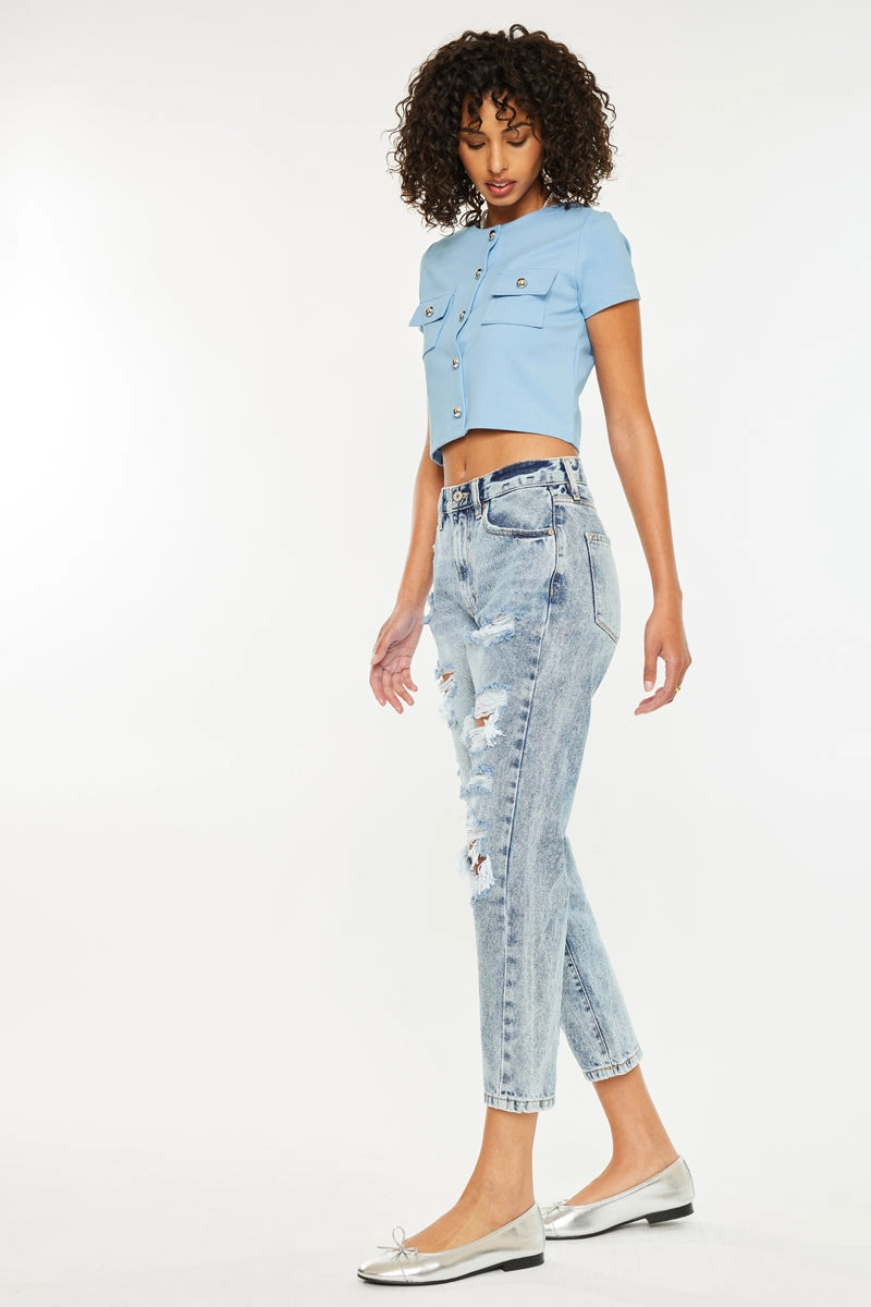 Karen Ultra High Rise Mom Jeans