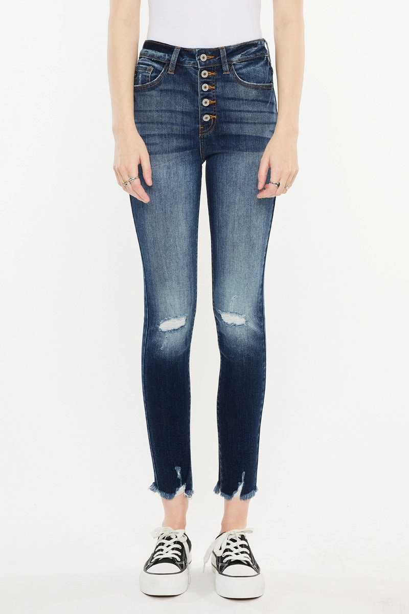 Karlee High Rise Ankle Skinny Jeans