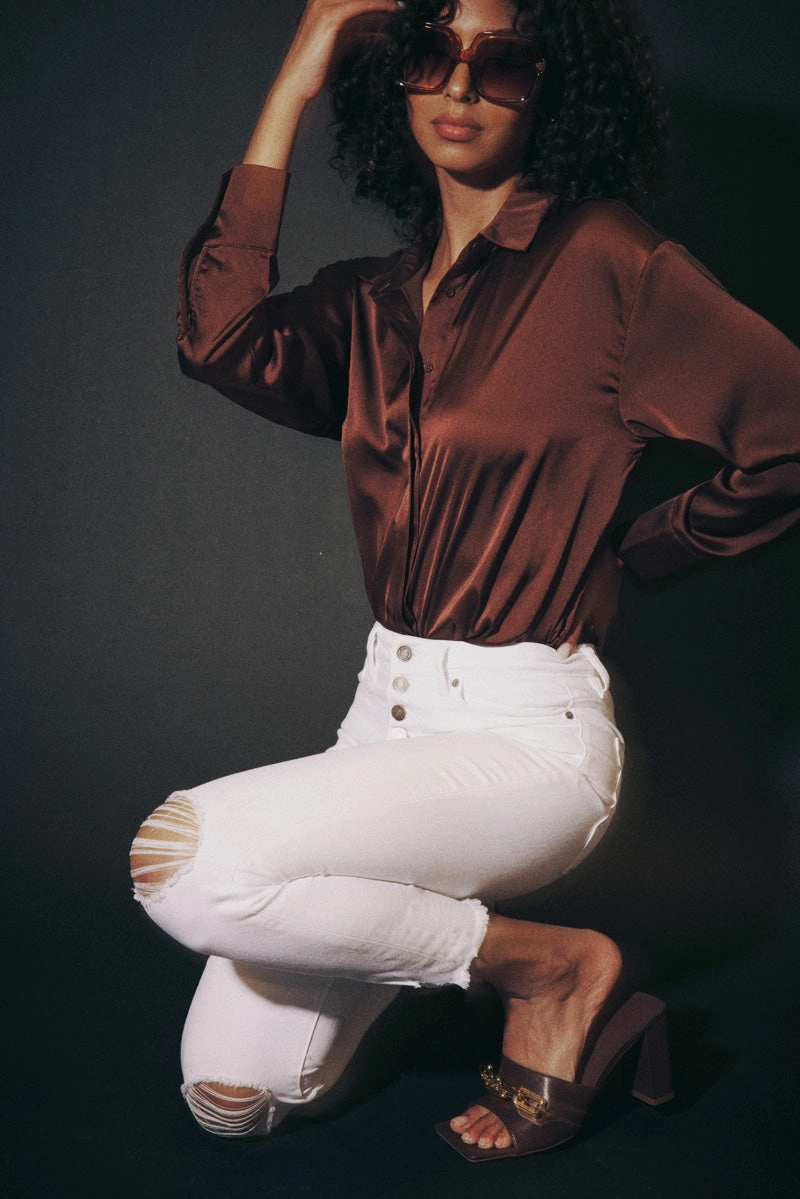 Karlee High Rise Ankle Skinny Jeans