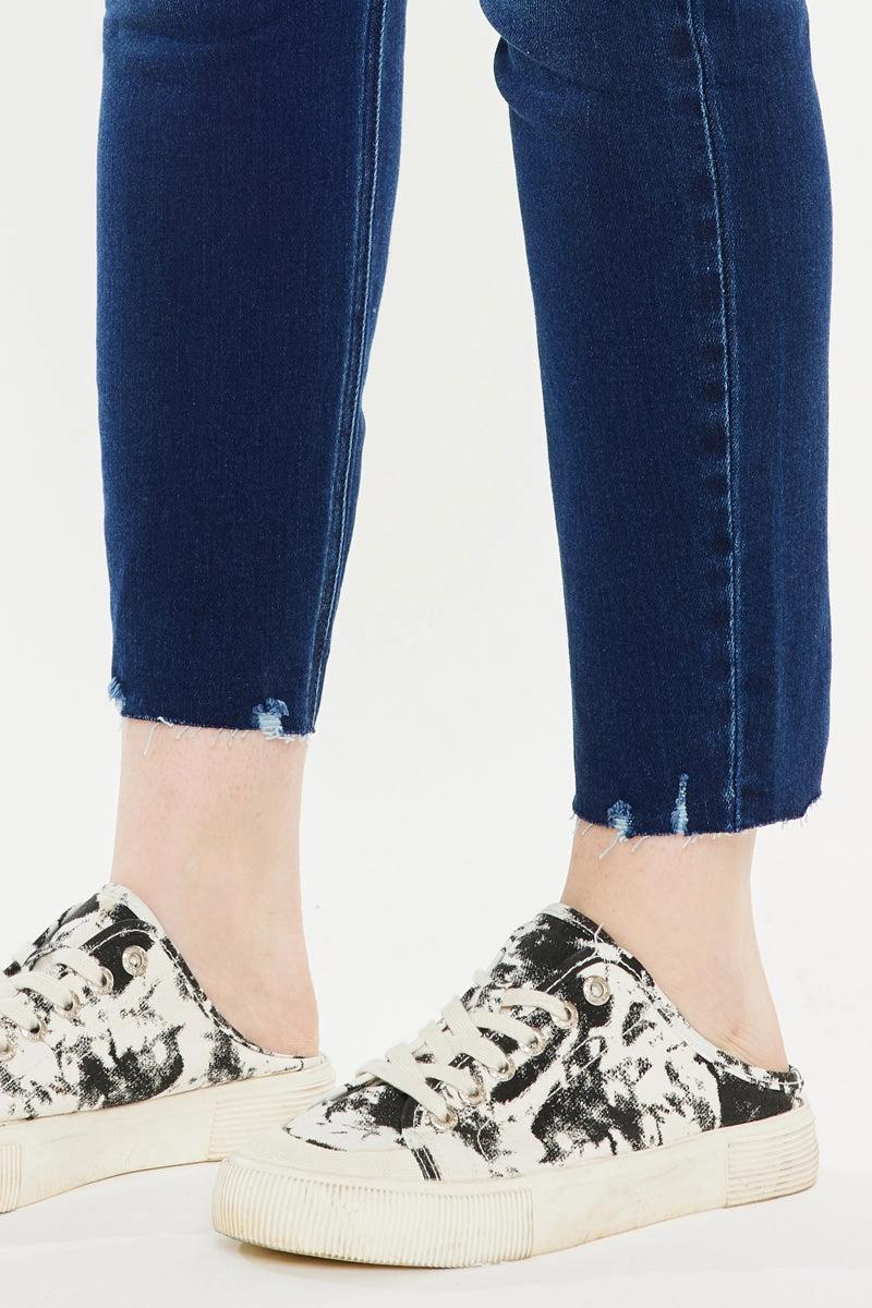 Karol High Rise Ankle Skinny Jeans (Plus Size)
