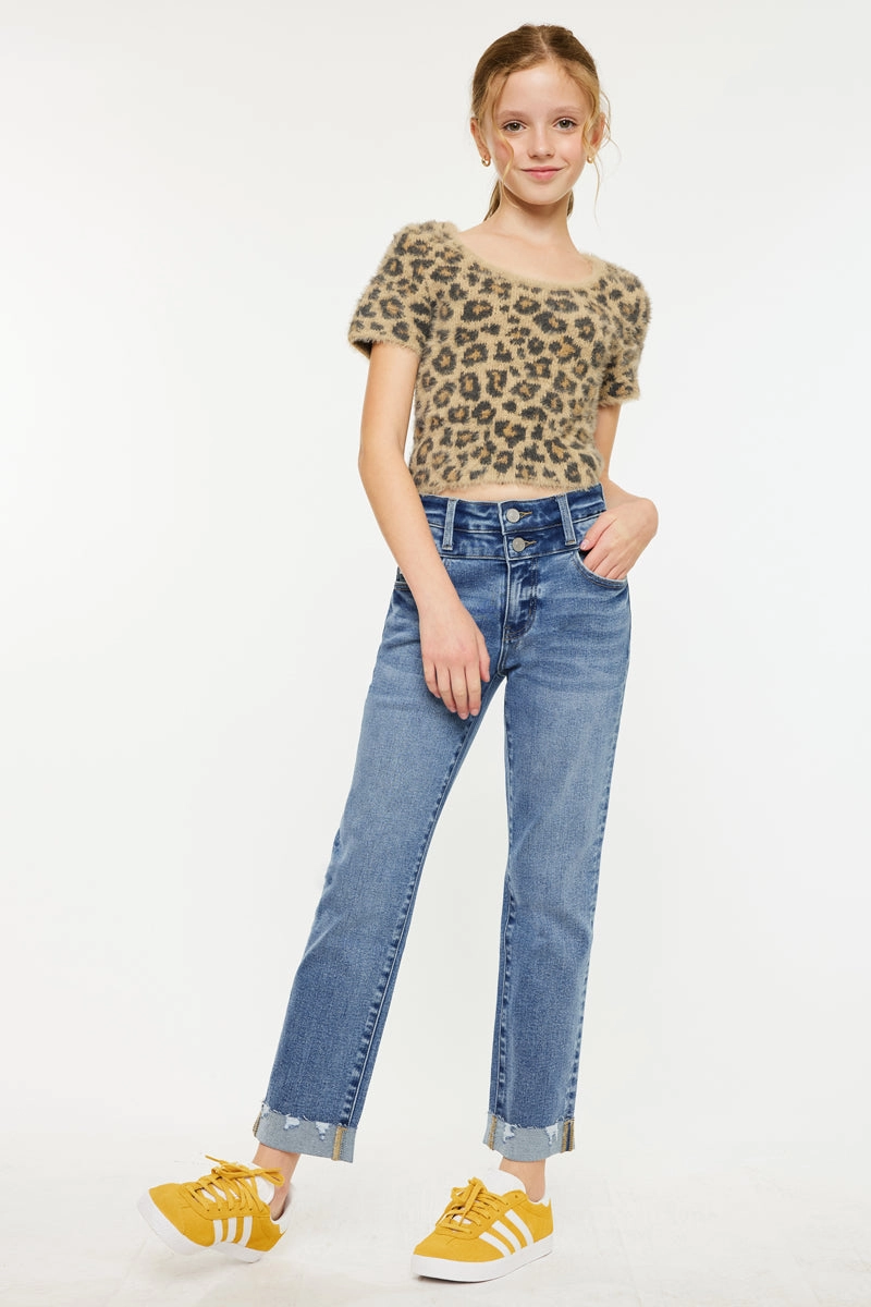 Kate High Rise Kids Slim Straight