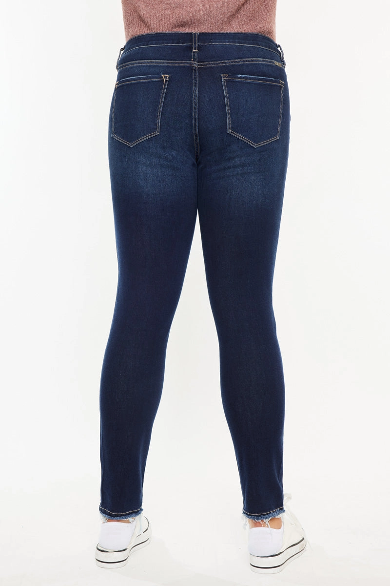 Kelen High Rise Super Skinny Jeans  (Plus Size)