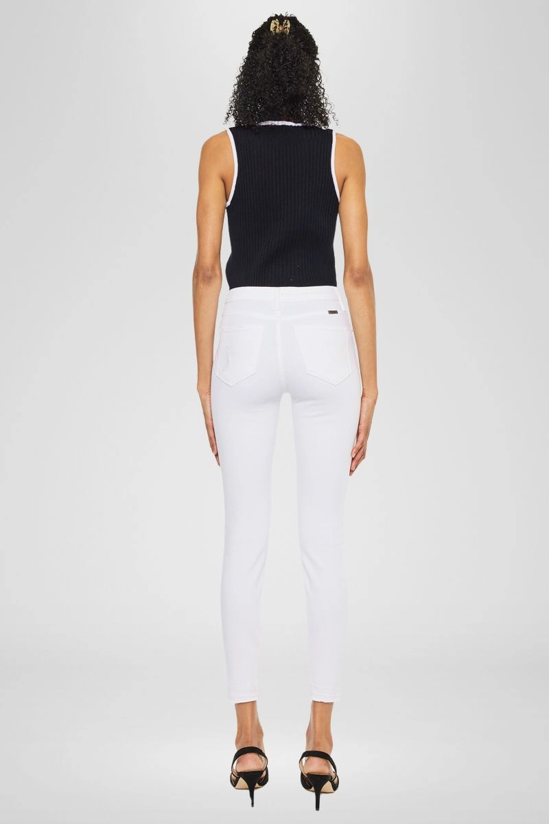Kendra High Rise Ankle Skinny Jeans