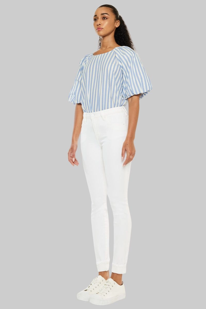 Kennedy Mid Rise Ankle Skinny Jeans