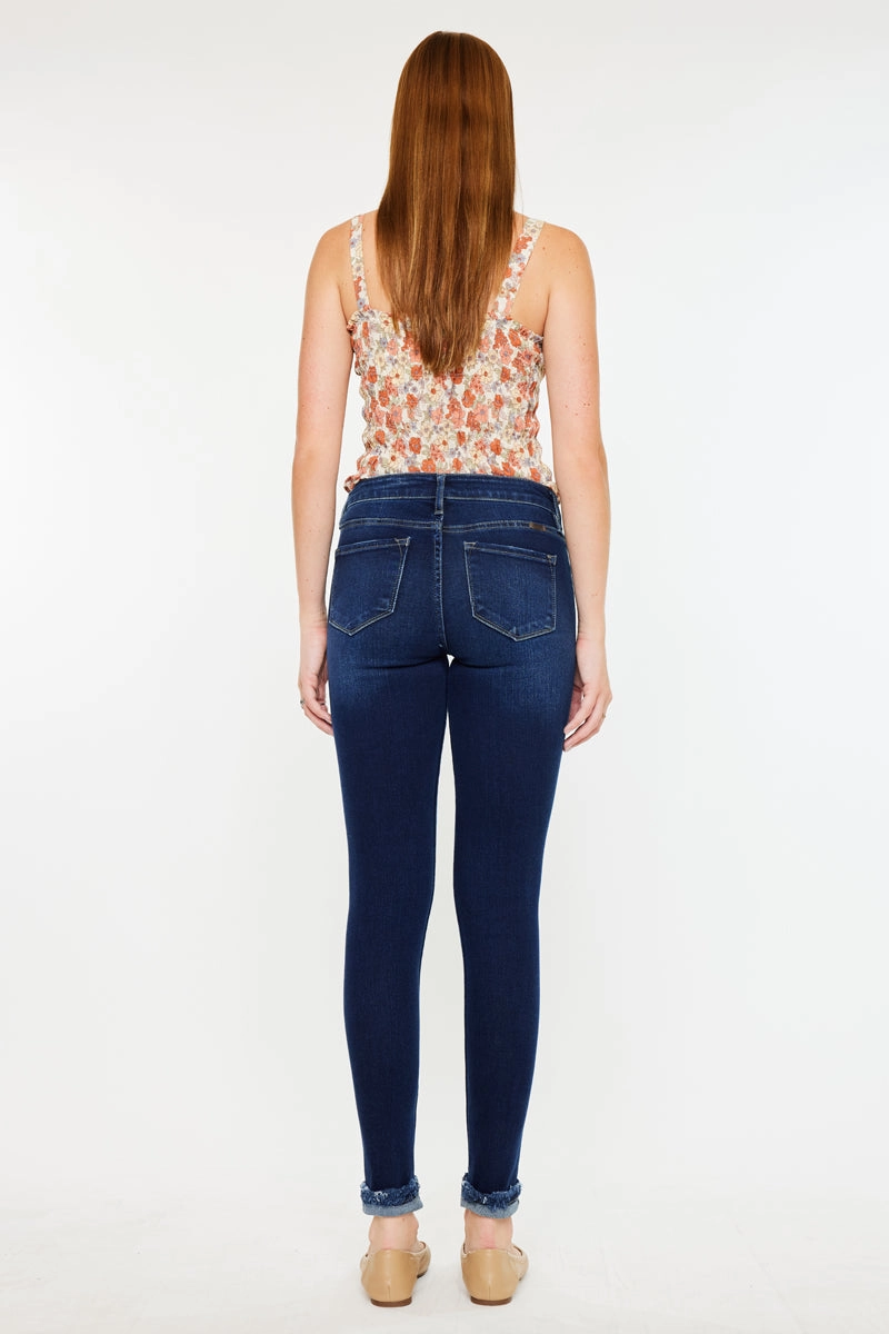 Kennedy Mid Rise Ankle Skinny Jeans