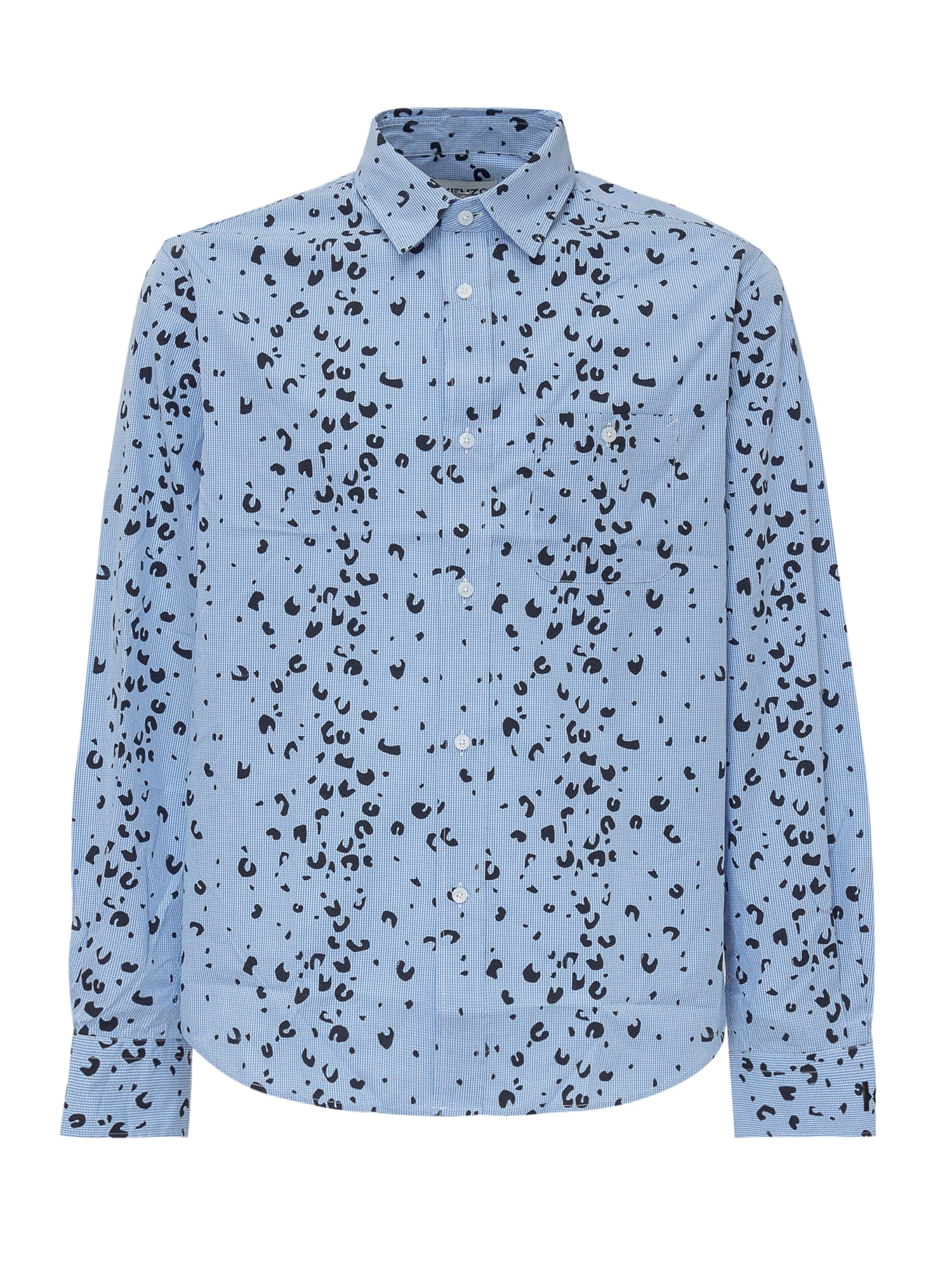 Kenzo Allover Printed Long-Sleeved Shirt