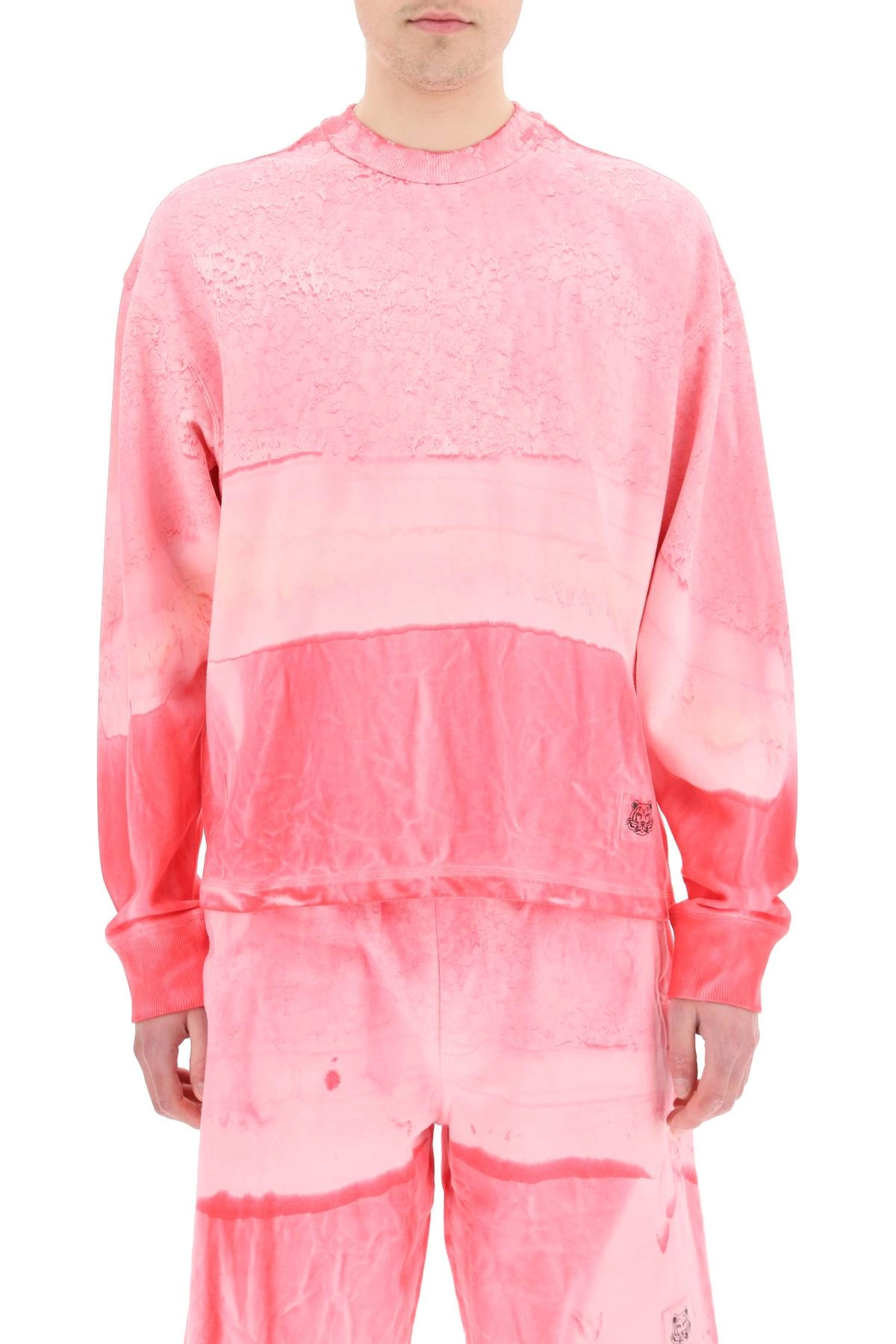 Kenzo Bleached Effect Crewneck Sweatshirt