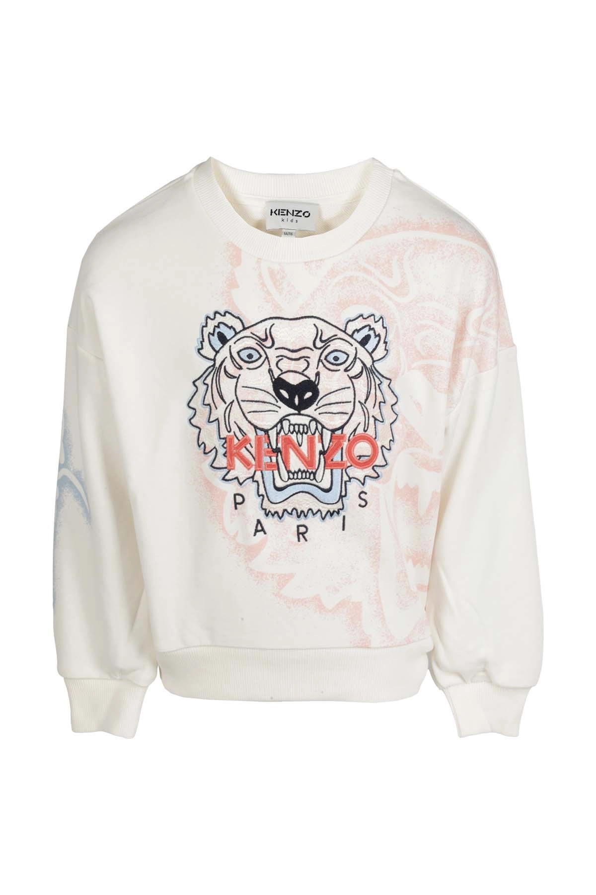 Kenzo Kids Tiger Embroidered Crewneck Sweatshirt