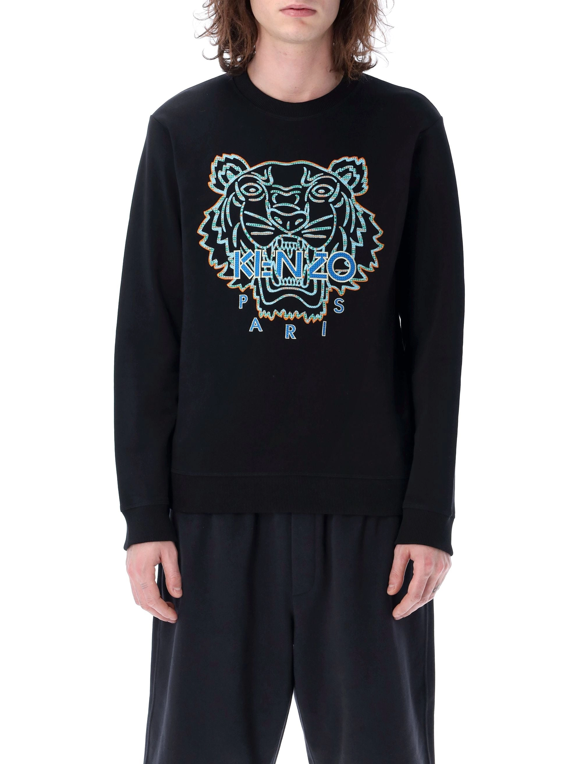 Kenzo Logo Detailed Crewneck Sweatshirt
