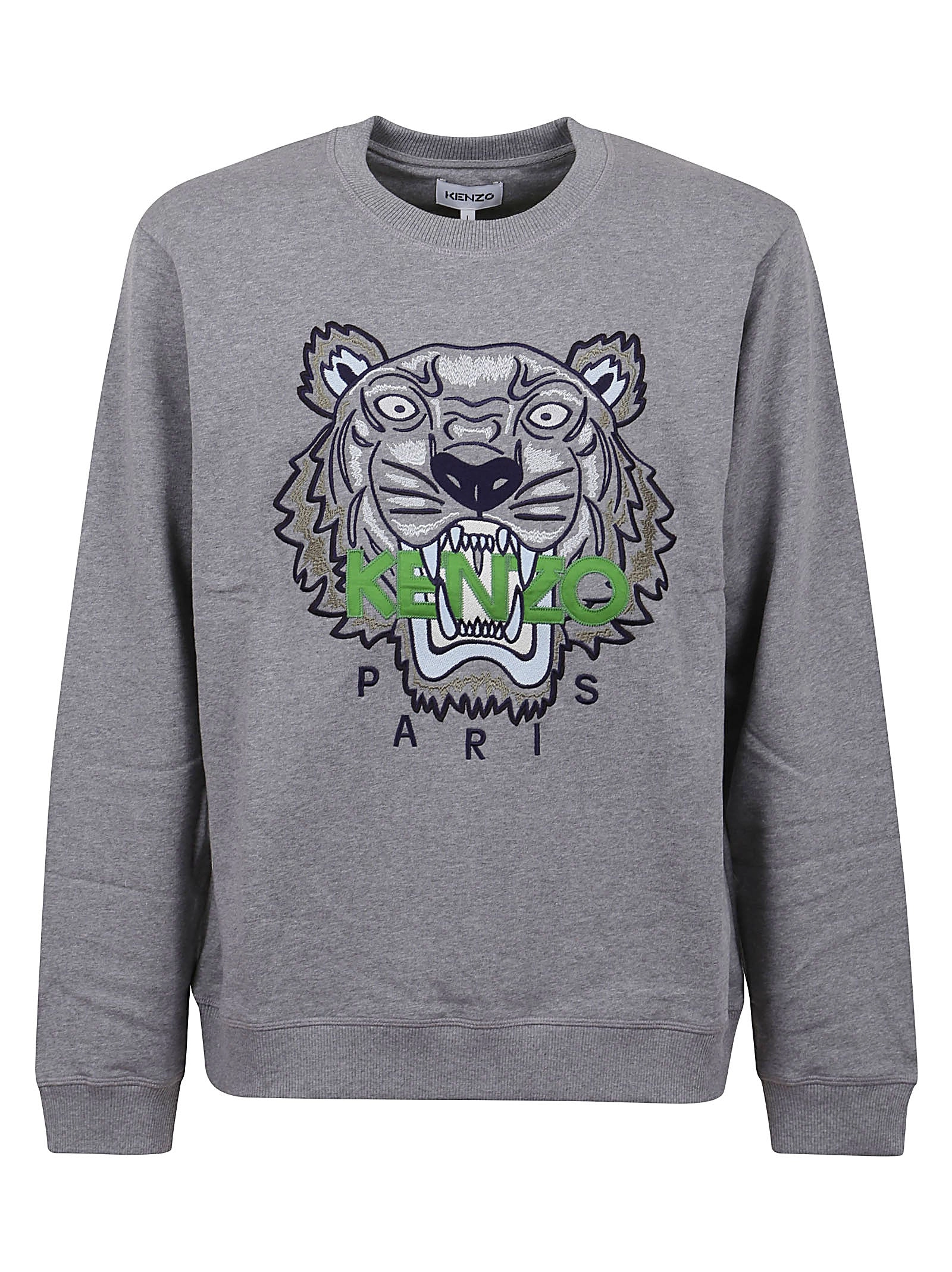 Kenzo Tiger Embroidered Crewneck Sweatshirt