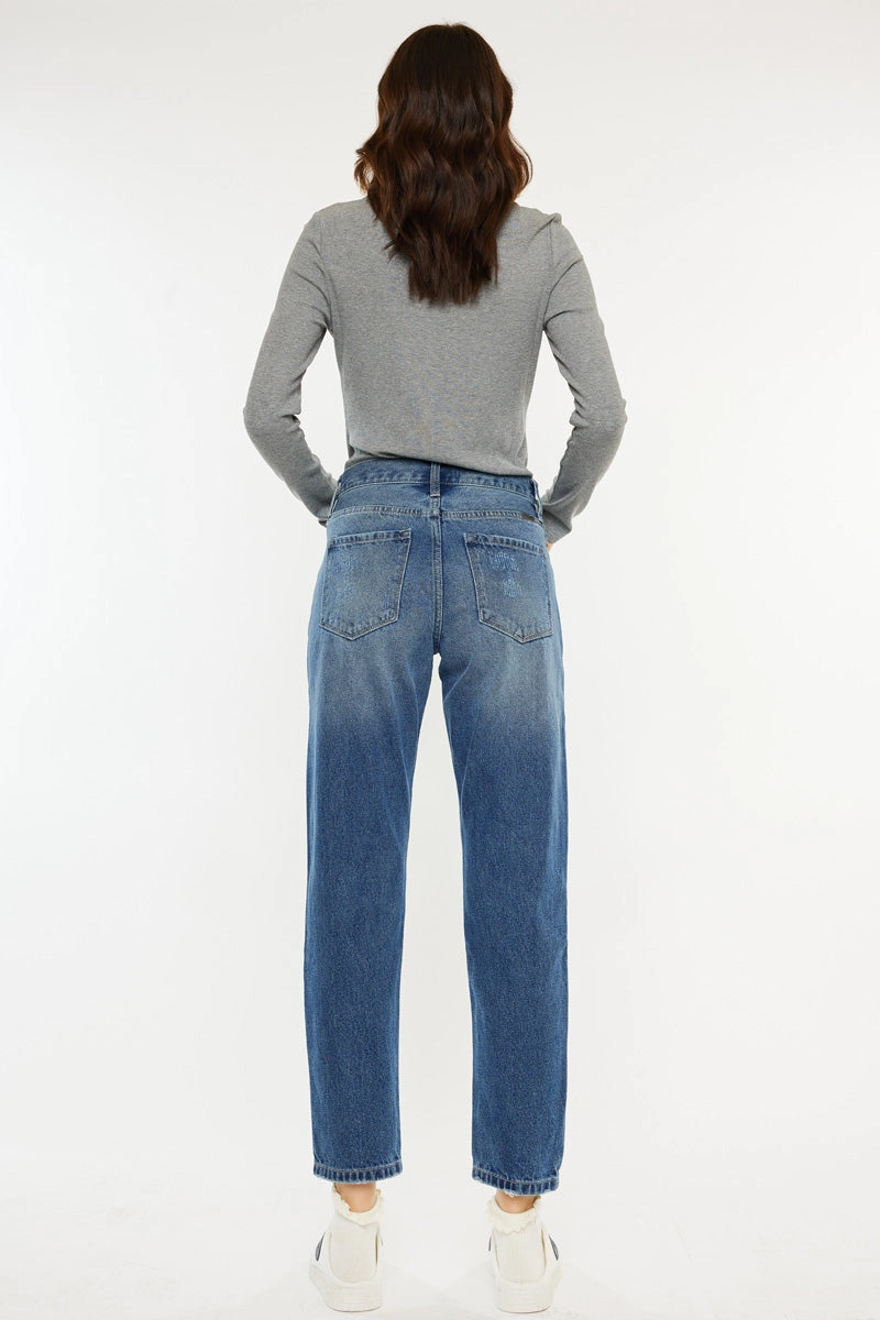 Kerrigan Ultra High Rise Mom Jeans