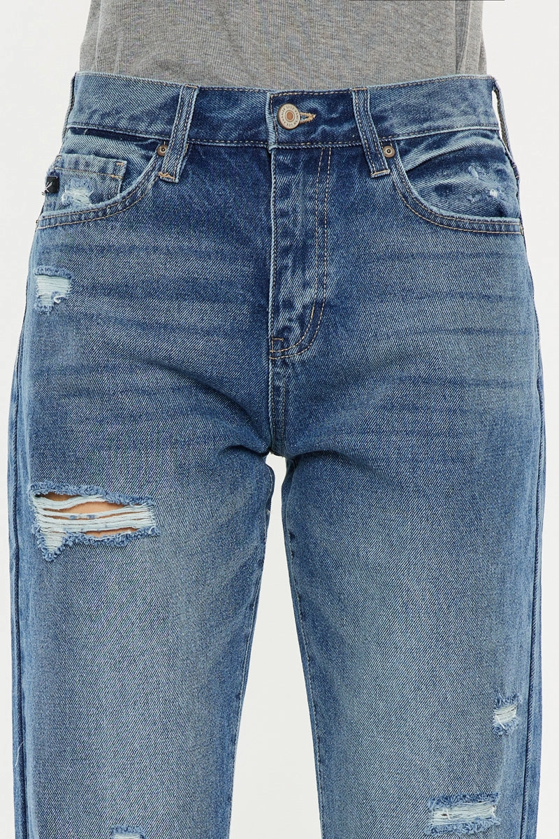 Kerrigan Ultra High Rise Mom Jeans