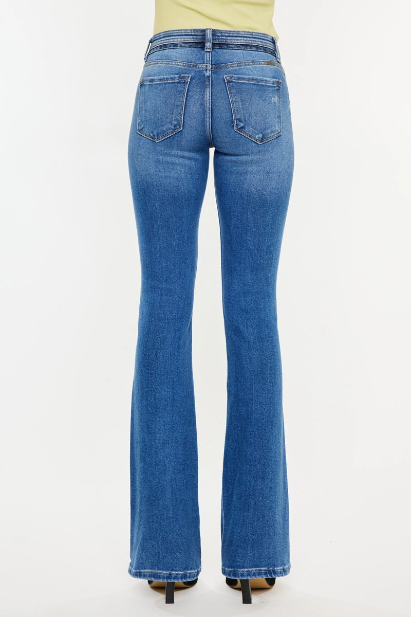 Kiera Mid Rise Bootcut Jeans