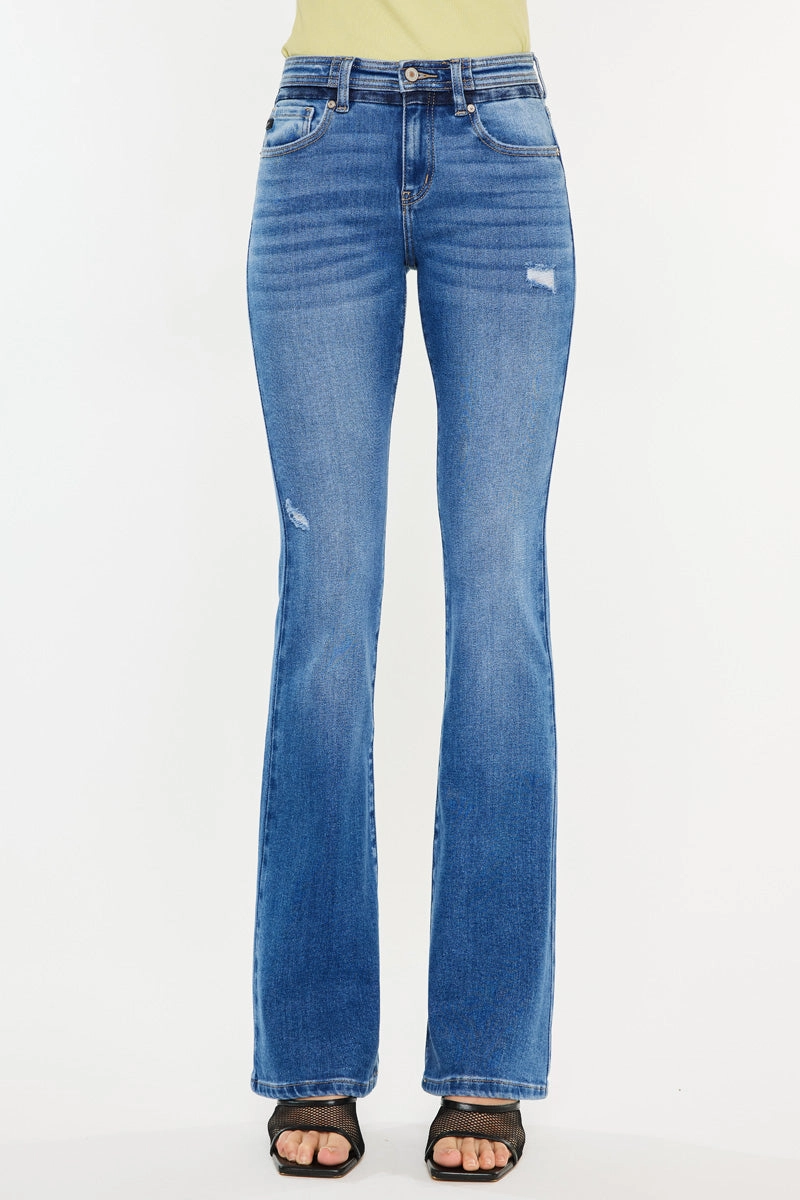 Kiera Mid Rise Bootcut Jeans
