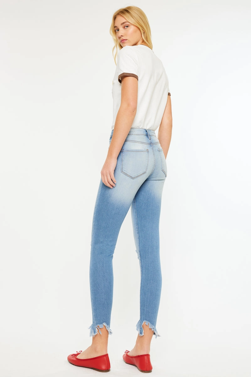 Kitson High Rise Ankle Skinny Jeans