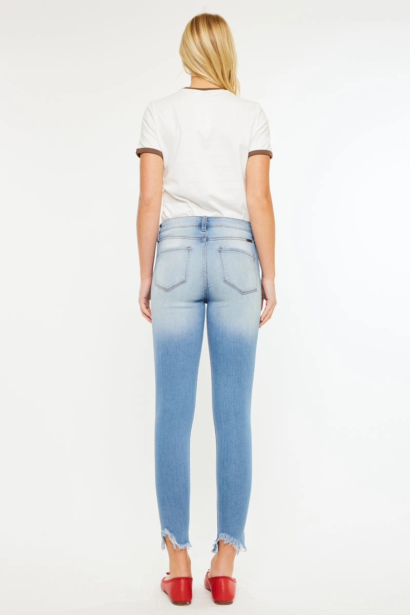 Kitson High Rise Ankle Skinny Jeans