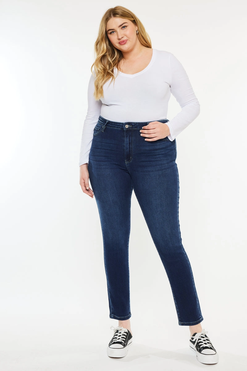 Klarissa  High Rise Super Skinny Jeans  (Plus Size)