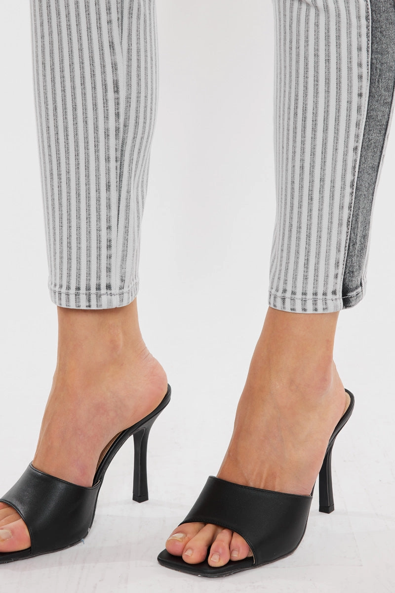 Kristin High Rise Slim Straight Leg Jeans
