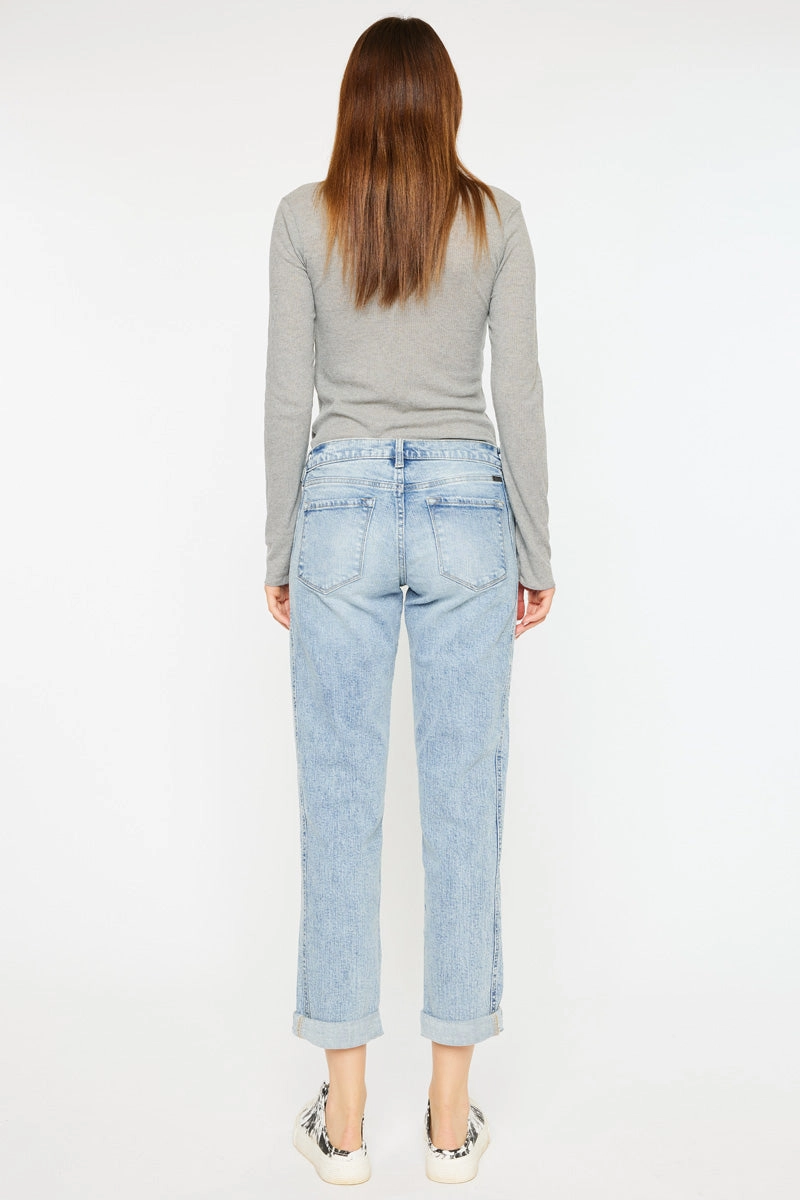 Leonel Mid Rise Boyfriend Jeans