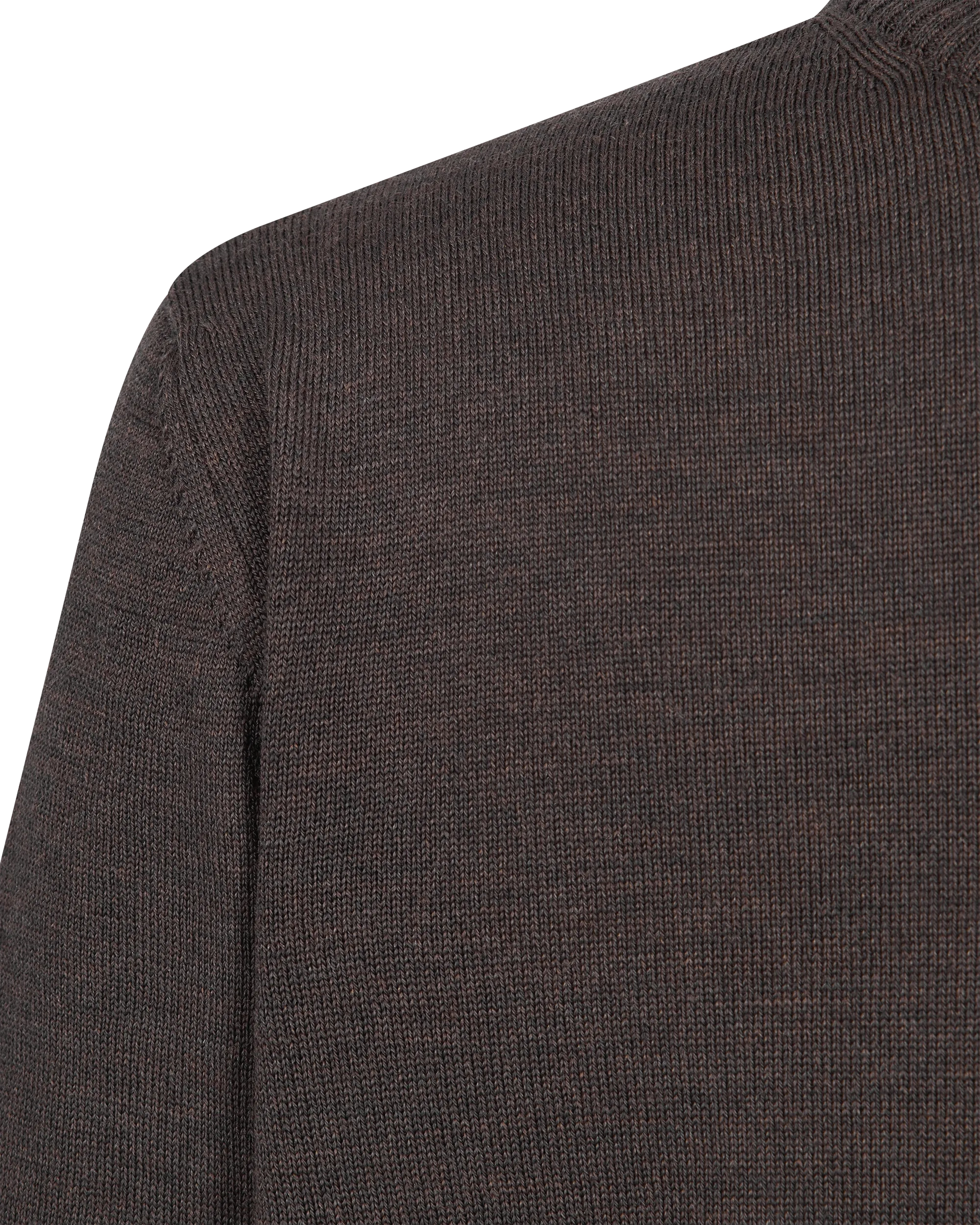 Light Gauge High Neck Quarter-Zip Sweater