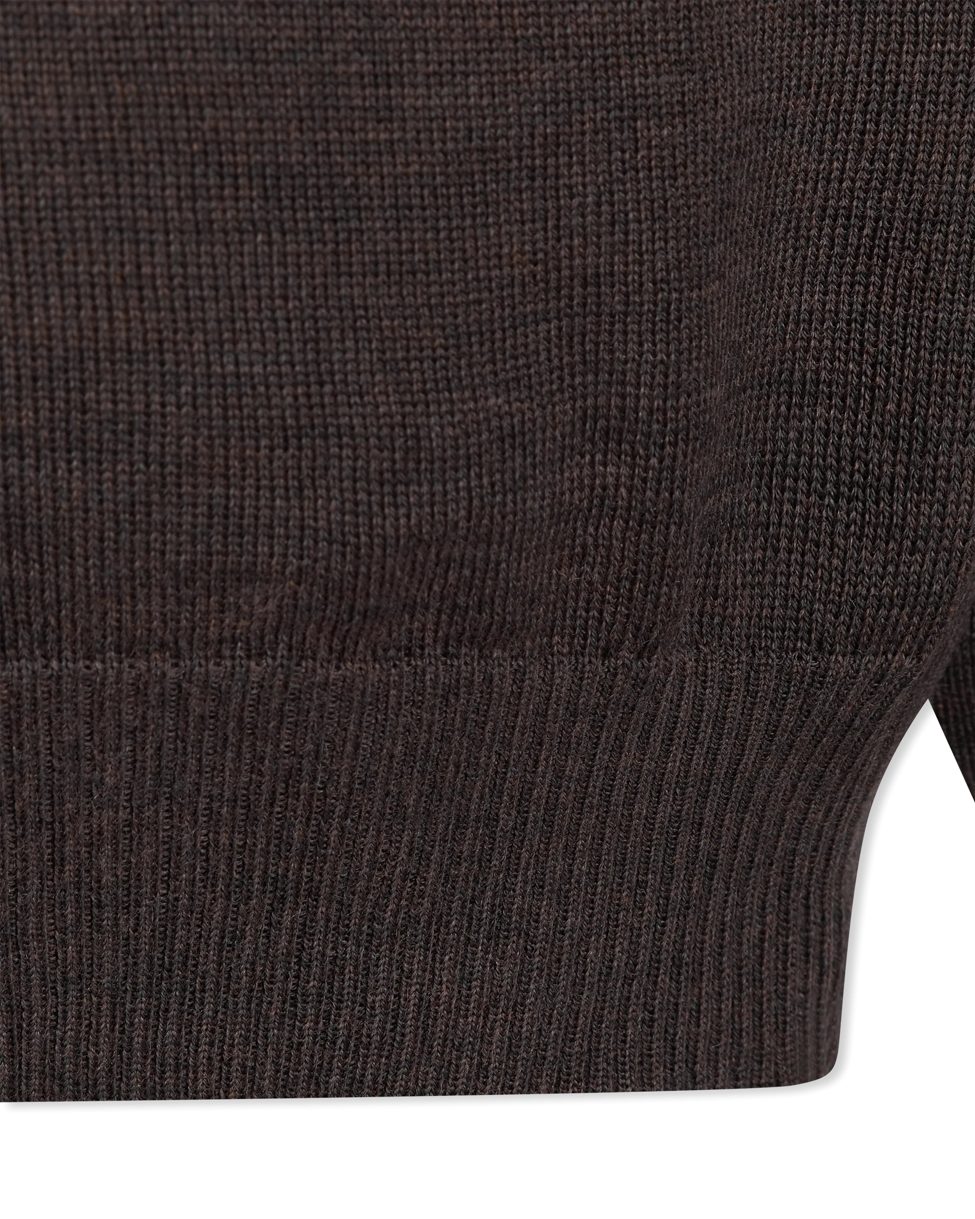 Light Gauge High Neck Quarter-Zip Sweater