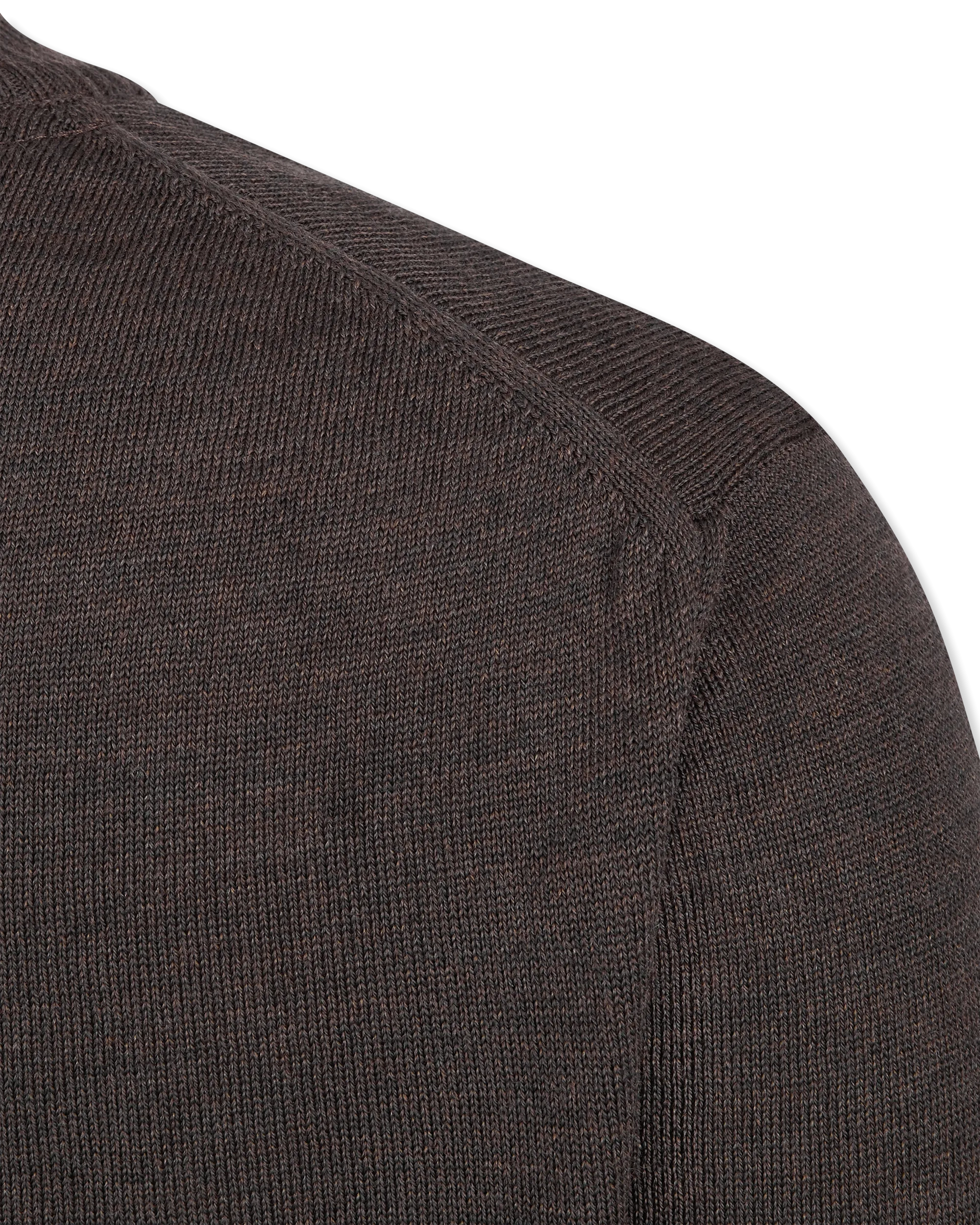 Light Gauge High Neck Quarter-Zip Sweater