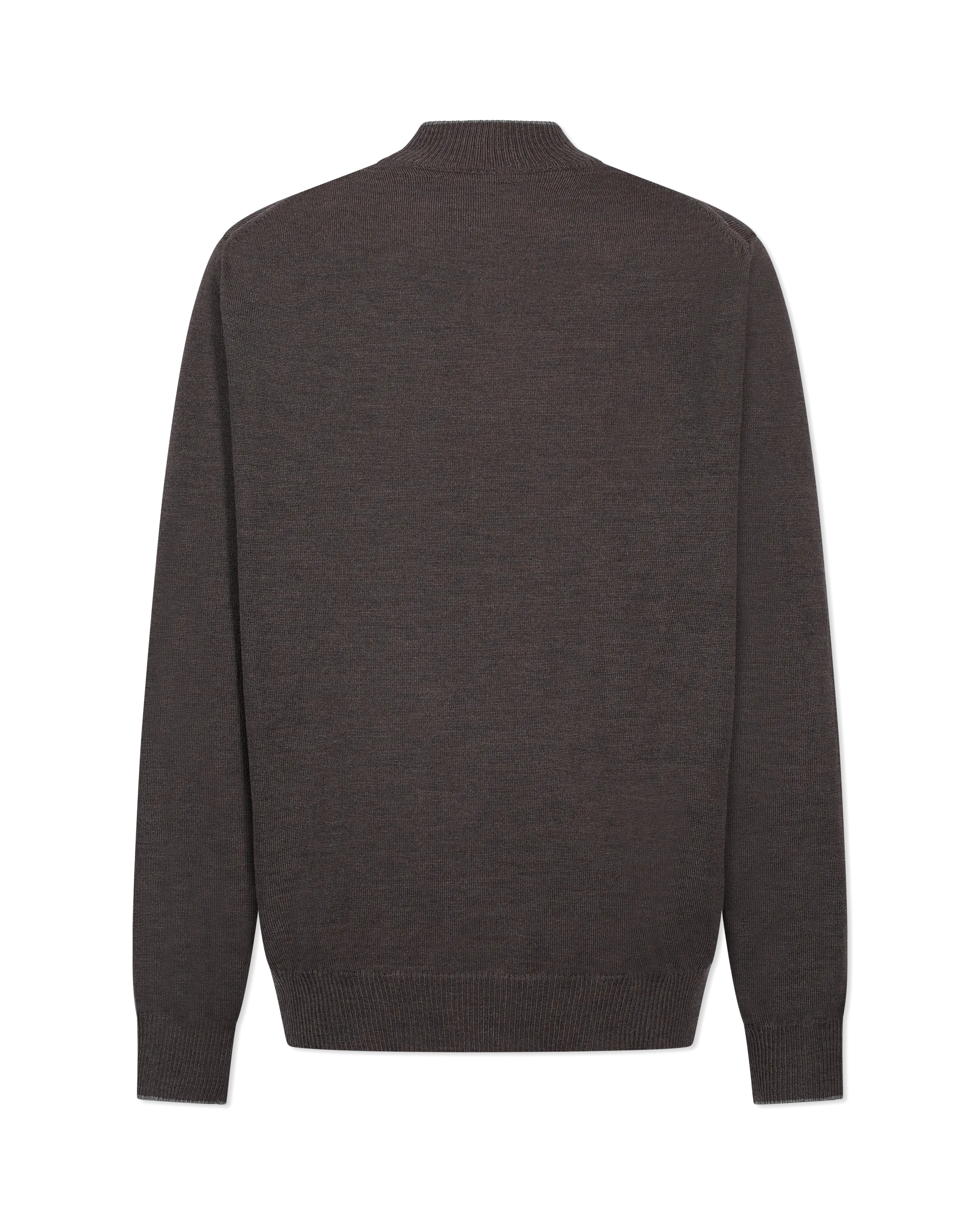Light Gauge High Neck Quarter-Zip Sweater