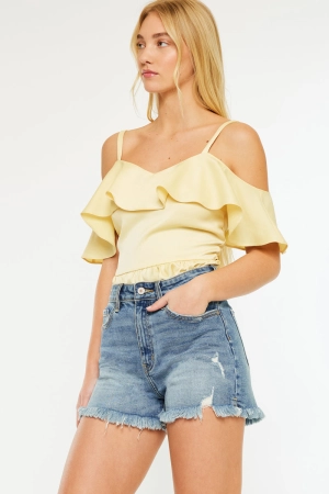 Linden High Rise Shorts