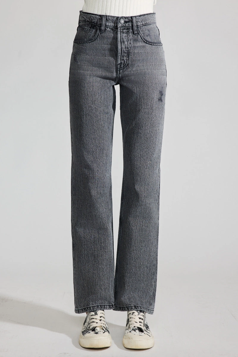 Lou Premier Ultra High Rise 90's Straight Leg Jeans