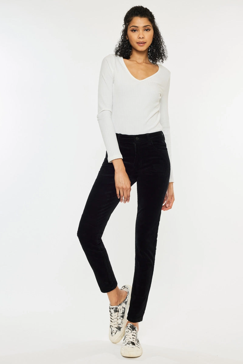 Lupe High Rise Skinny Corduroy Jeans