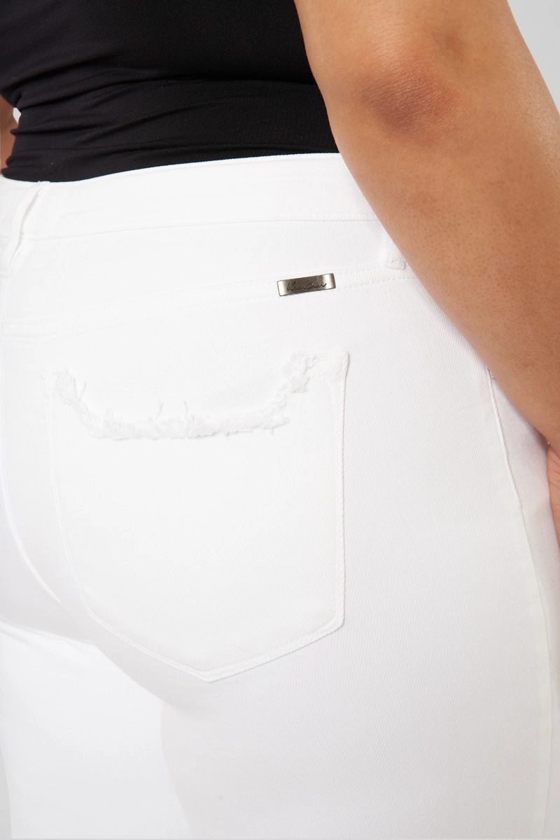 Lux Mid Rise Ankle Skinny Jeans (Plus Size)
