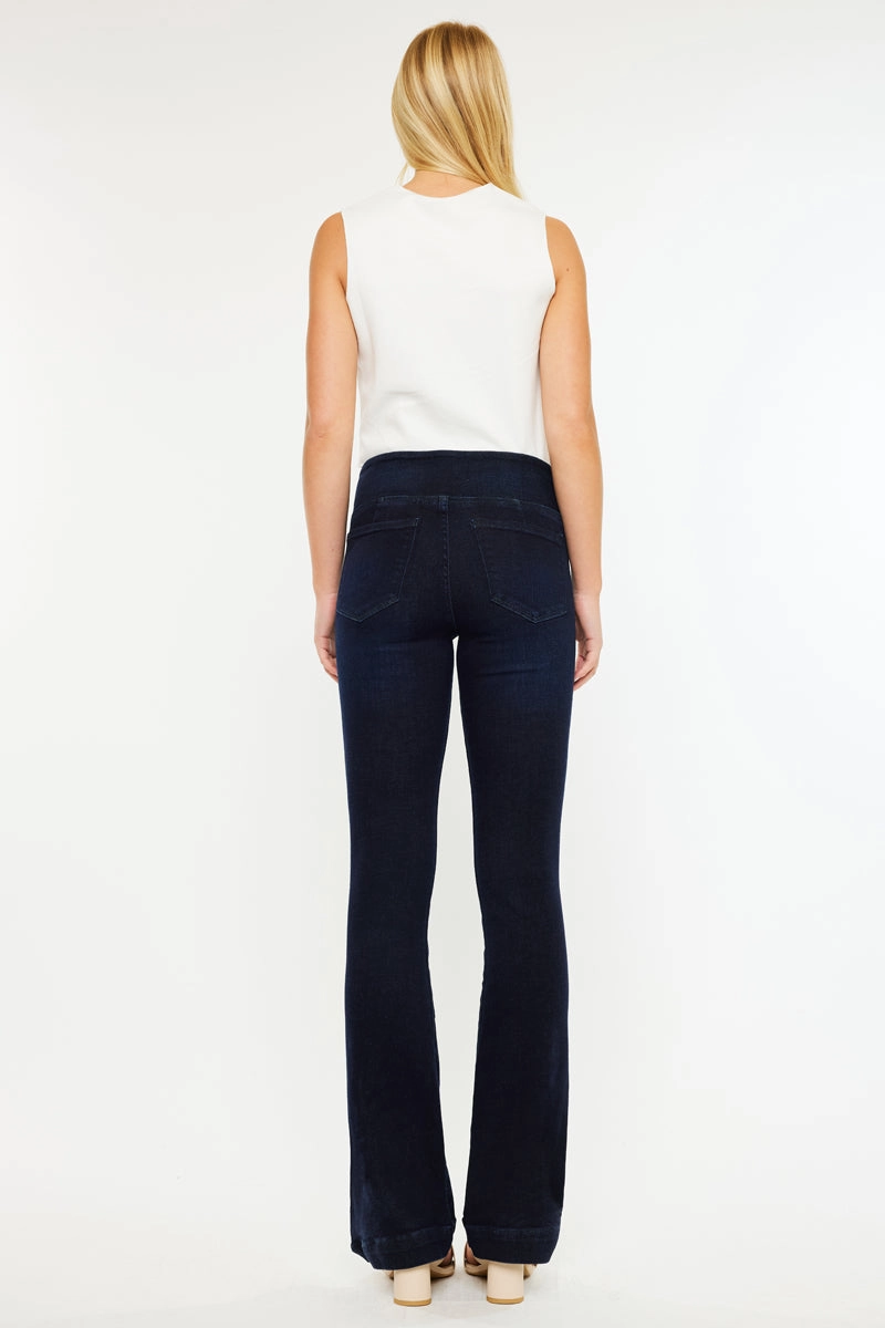 Mabel Mid Rise Pull On Bootcut