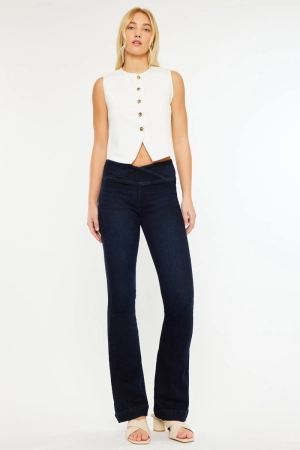Mabel Mid Rise Pull On Bootcut