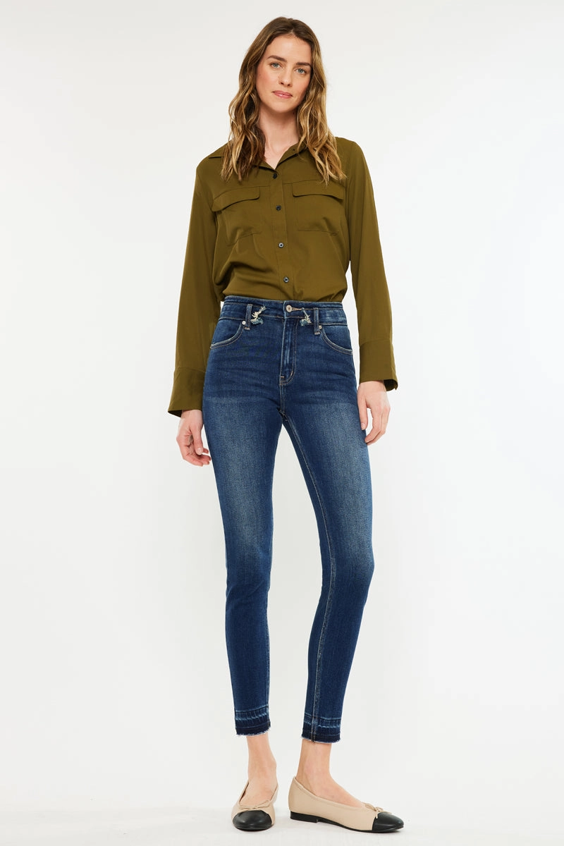 Mackena High Rise Ankle Skinny Jeans