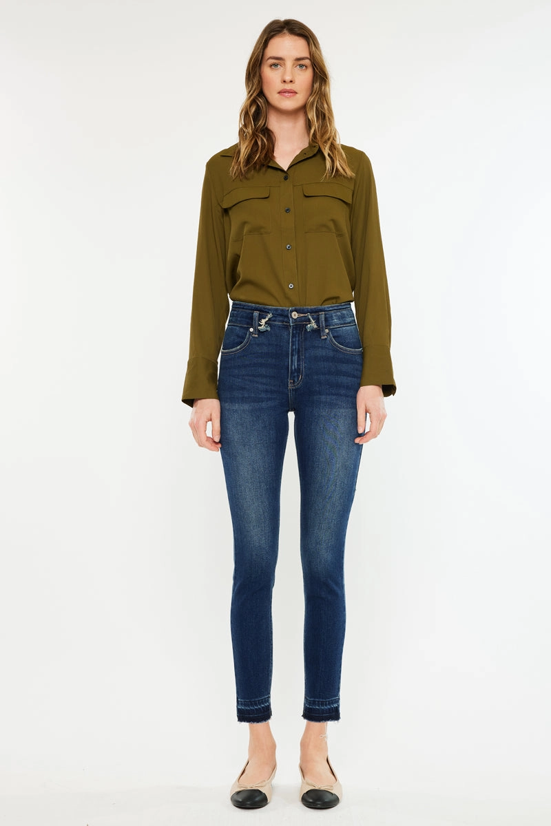 Mackena High Rise Ankle Skinny Jeans