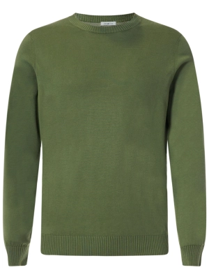 Malo Crewneck Straight Hem Knitted Jumper