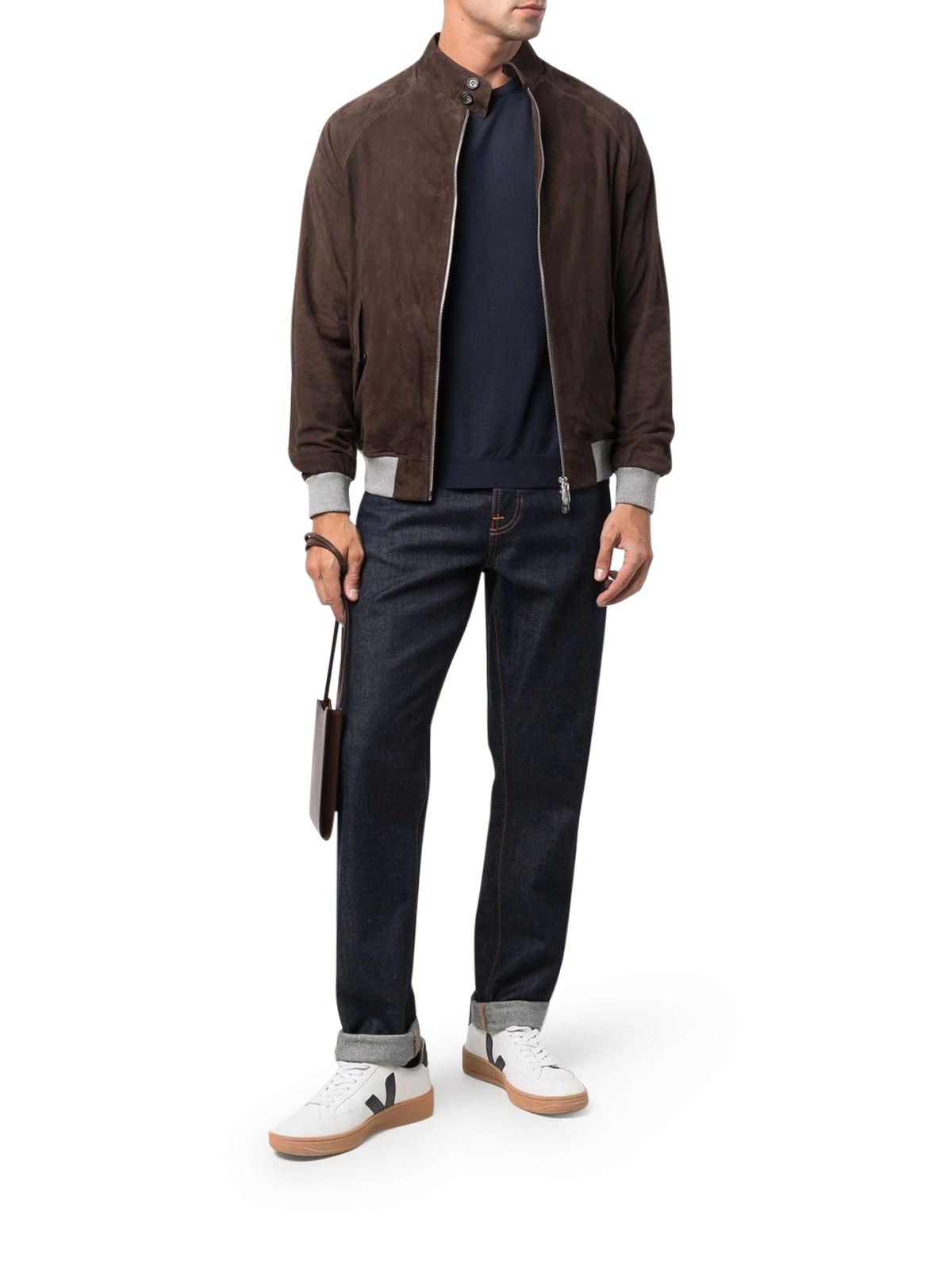 Malo Long Sleeved Crewneck Sweater
