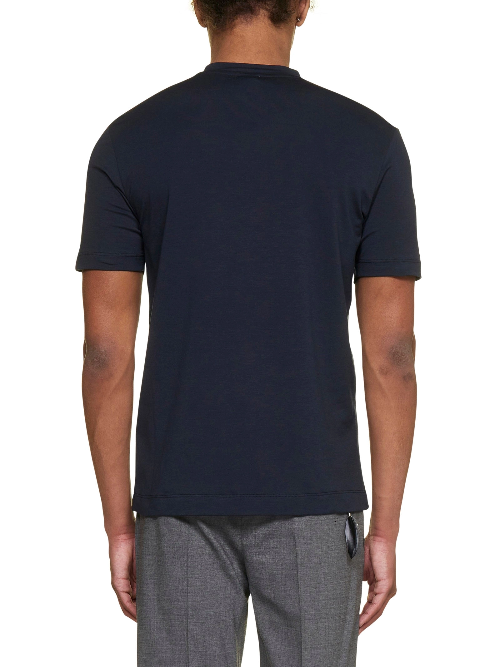 Malo Round Neck Short Sleeved T-Shirt
