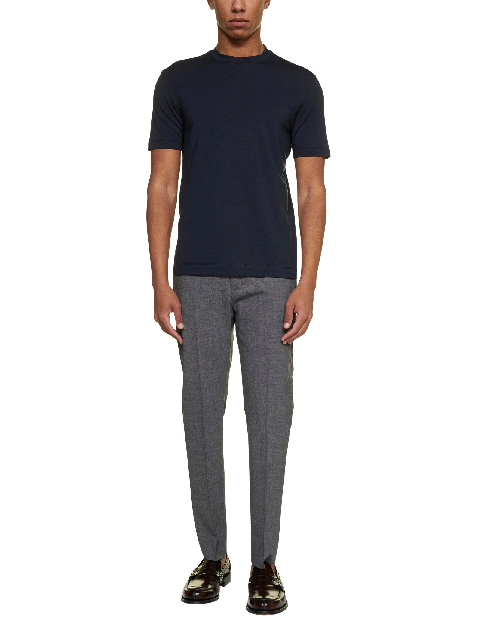 Malo Round Neck Short Sleeved T-Shirt