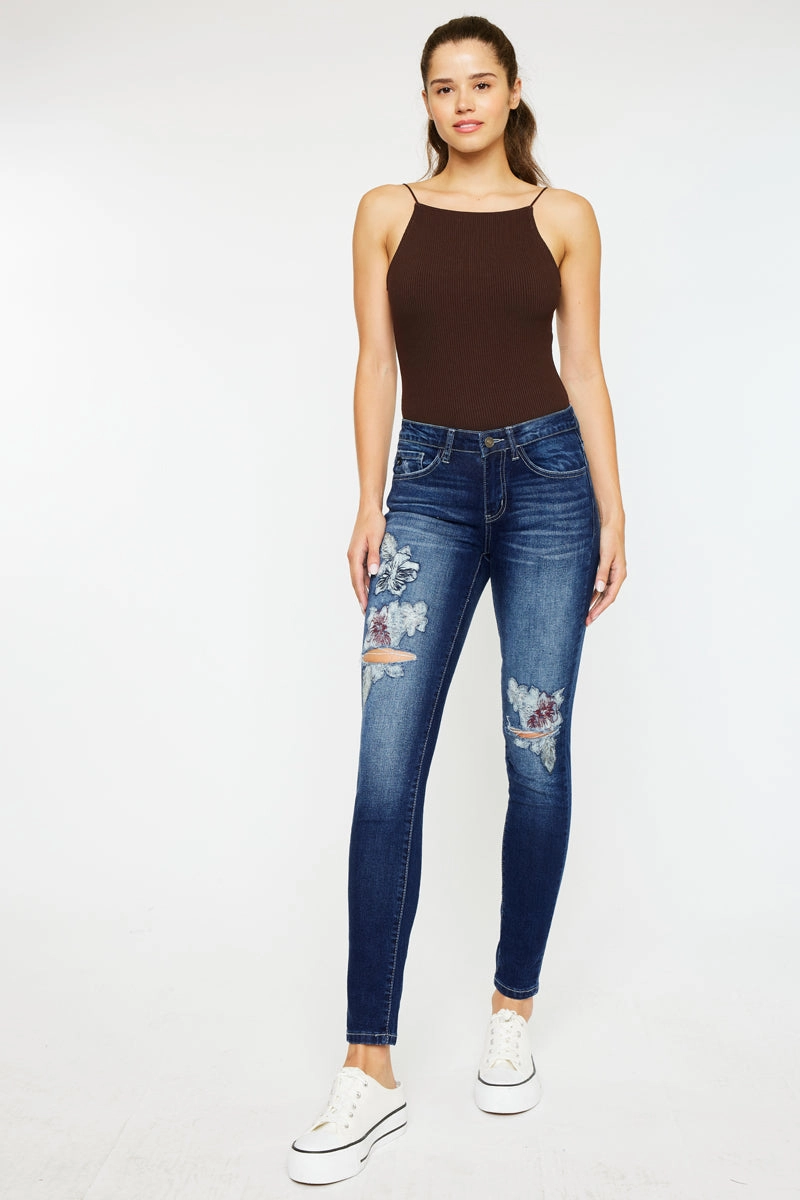 Mandy Mid Rise Super Skinny