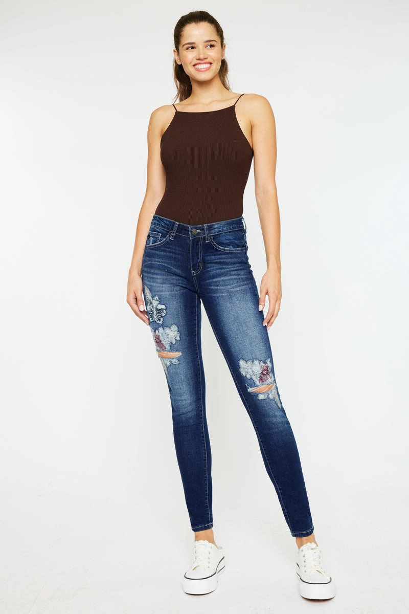 Mandy Mid Rise Super Skinny
