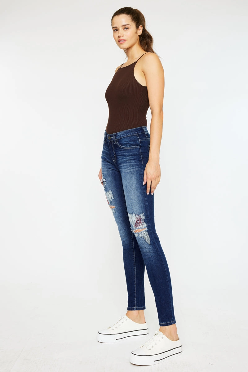 Mandy Mid Rise Super Skinny